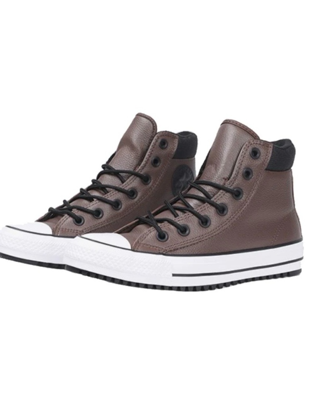 Converse Men's Brown and Black High-Top Sneakers Chocolate
